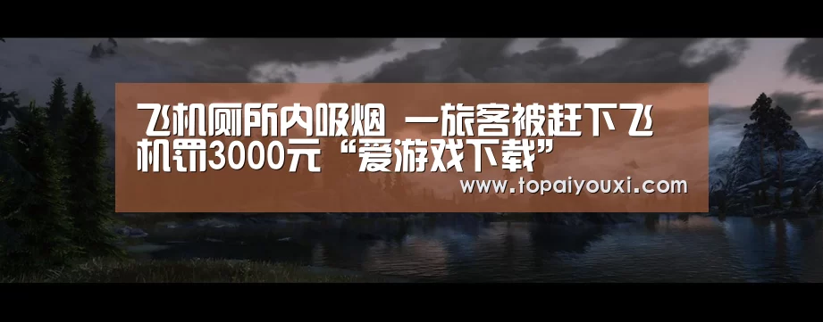飞机厕所内吸烟 一旅客被赶下飞机罚3000元“爱游戏下载”(图1) 爱游戏官方